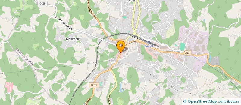 localisation de l'entreprise MONSIEUR TOM DANIEL  SARLAT-LA-CANEDA