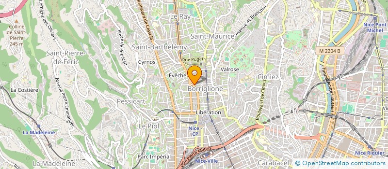 localisation de l'entreprise MONSIEUR TOM DARIL à NICE