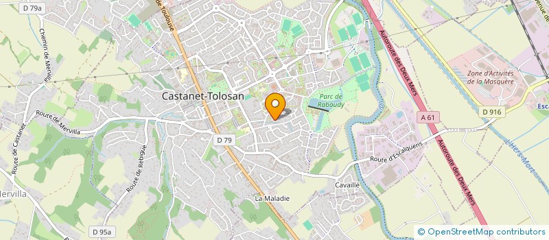 localisation de l'entreprise MONSIEUR TOM DARONDOVAS à CASTANET-TOLOSAN