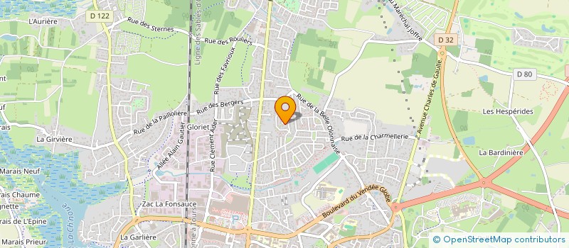 localisation de l'entreprise MONSIEUR TOM DAVID à LES SABLES D'OLONNE