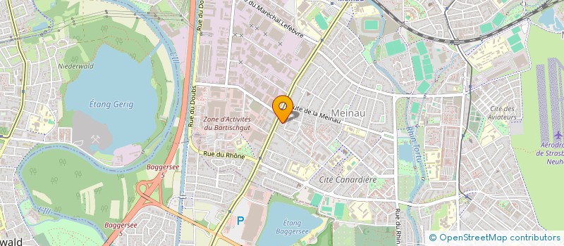 localisation de l'entreprise MONSIEUR TOM DEBALD à STRASBOURG