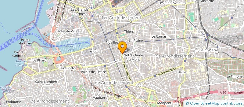 localisation de l'entreprise MONSIEUR TOM DEBILLY  MARSEILLE