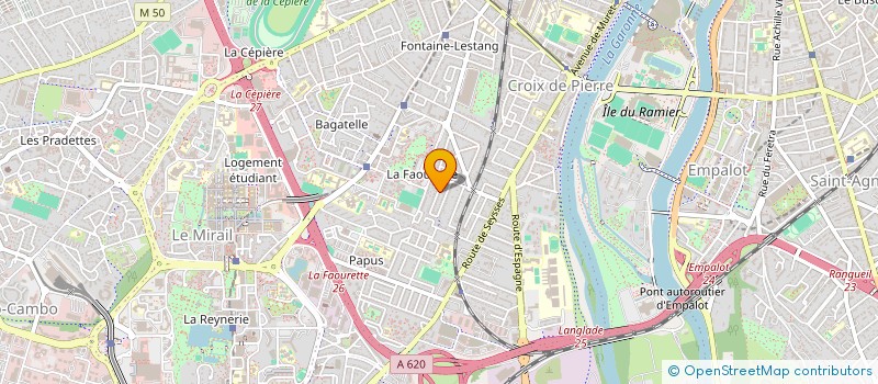 localisation de l'entreprise MONSIEUR TOM DECELLE  BLAGNAC