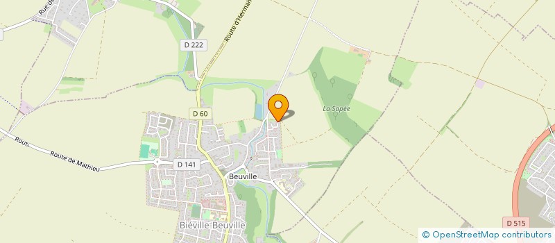 localisation de l'entreprise MONSIEUR TOM DECLERCK  BIEVILLE-BEUVILLE