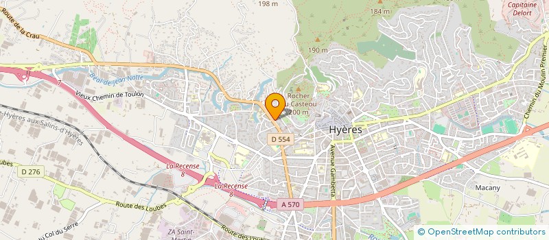 localisation de l'entreprise MONSIEUR TOM DELAS  HYERES