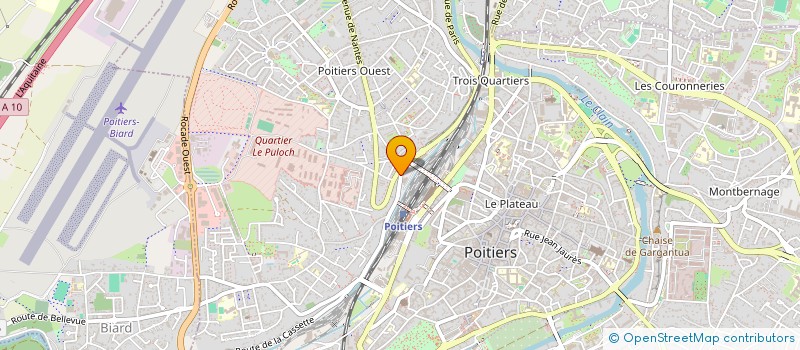 localisation de l'entreprise MONSIEUR TOM DELHOMME  POITIERS