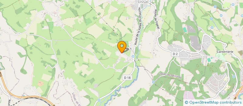 localisation de l'entreprise MONSIEUR TOM DIJKSTRA  LISSAC-ET-MOURET