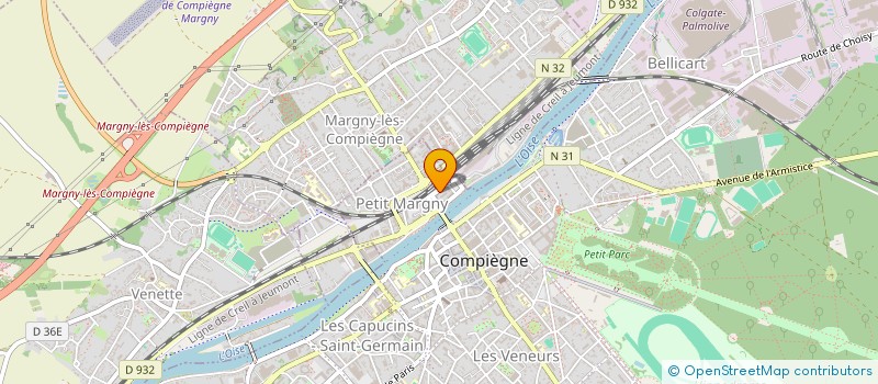 localisation de l'entreprise MONSIEUR TOM DOMICENT  COMPIEGNE