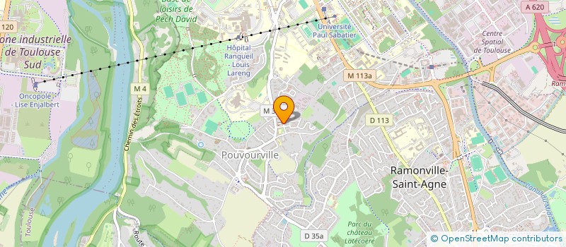 localisation de l'entreprise MONSIEUR TOM DOMINGUES-MARECK à TOULOUSE