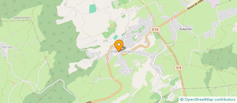 localisation de l'entreprise MONSIEUR TOM DONJON  VILLEMONTAIS