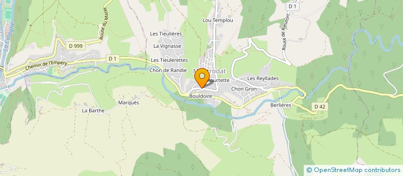 localisation de l'entreprise MONSIEUR TOM DORTS  MONTRODAT