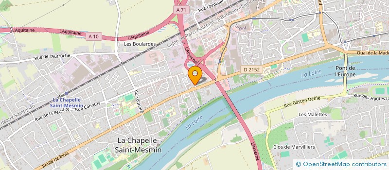 localisation de l'entreprise MONSIEUR TOM DORVAL  LA CHAPELLE-SAINT-MESMIN