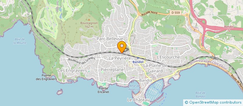 localisation de l'entreprise MONSIEUR TOM DRIANCOURT  BANDOL