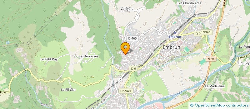 localisation de l'entreprise MONSIEUR TOM DUBOIS  EMBRUN