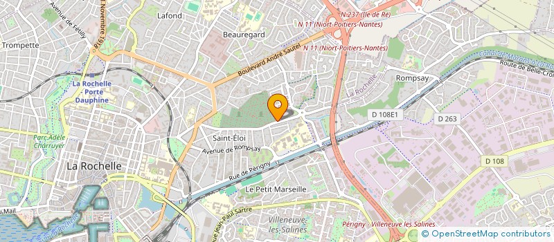 localisation de l'entreprise MONSIEUR TOM DUGLOUD  LA ROCHELLE