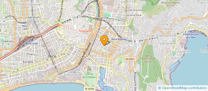 localisation de l'entreprise MONSIEUR TOM DULUC  NICE