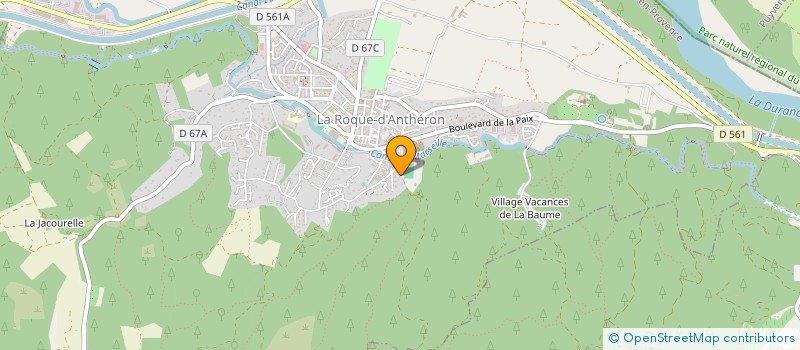 localisation de l'entreprise MONSIEUR TOM DUMAS  LA ROQUE-D'ANTHERON