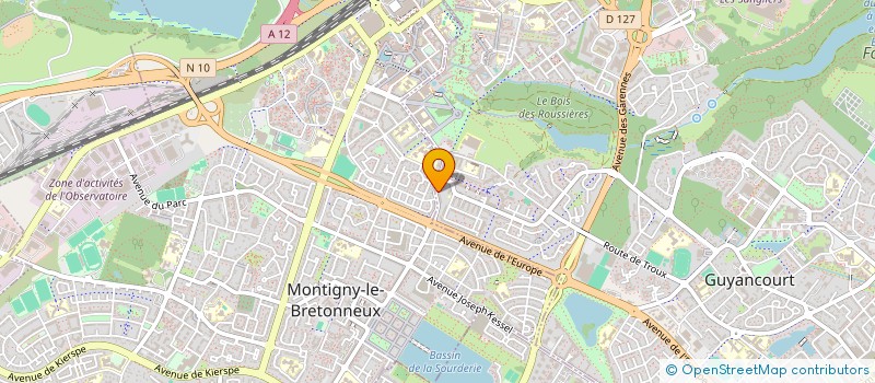 localisation de l'entreprise MONSIEUR TOM DURAND  GUYANCOURT