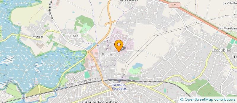 localisation de l'entreprise MONSIEUR TOM DUVAL MAHE à LA BAULE-ESCOUBLAC