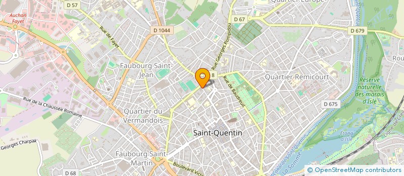localisation de l'entreprise MONSIEUR TOM ETIENNE à SAINT-QUENTIN