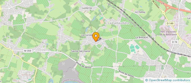 localisation de l'entreprise MONSIEUR TOM ETOURNAY  LA HAIE-FOUASSIERE