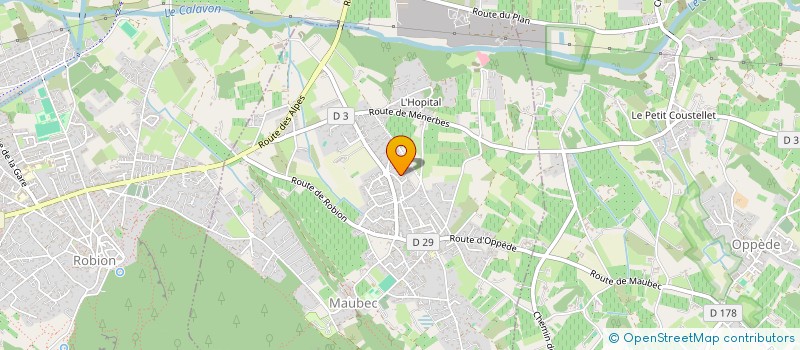 localisation de l'entreprise MONSIEUR TOM FAVAS  MAUBEC