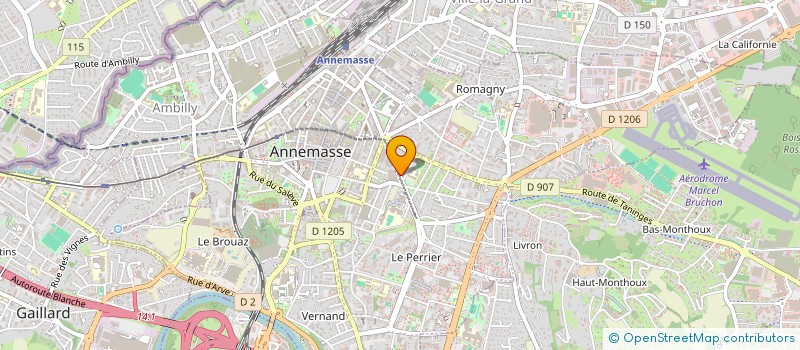 localisation de l'entreprise MONSIEUR TOM FIGUAREO  ANNEMASSE