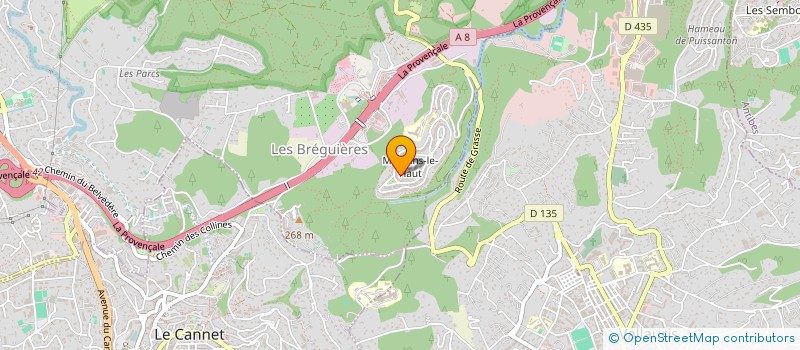 localisation de l'entreprise MONSIEUR TOM FORESTIER  MOUGINS