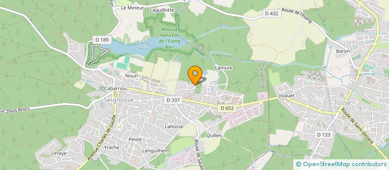 localisation de l'entreprise MONSIEUR TOM FOURAGE  SEIGNOSSE