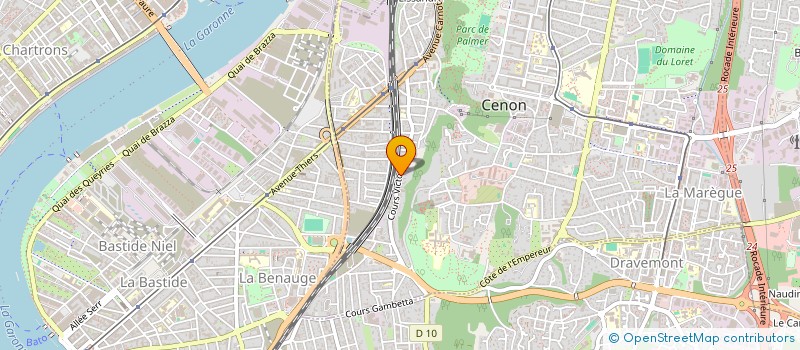 localisation de l'entreprise MONSIEUR TOM FOURNIER  CENON