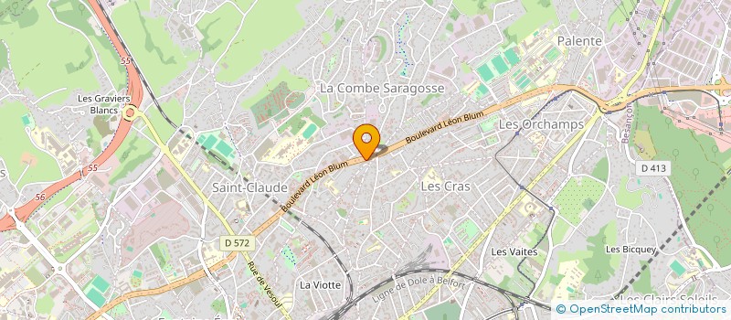 localisation de l'entreprise MONSIEUR TOM FOXONET  BESANCON