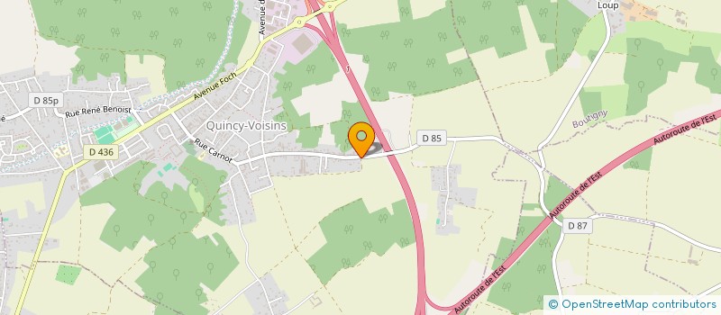 localisation de l'entreprise MONSIEUR TOM FRANTZ  QUINCY-VOISINS