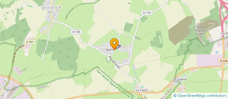 localisation de l'entreprise MONSIEUR TOM FRAVALO  SAUVIGNY-LE-BOIS