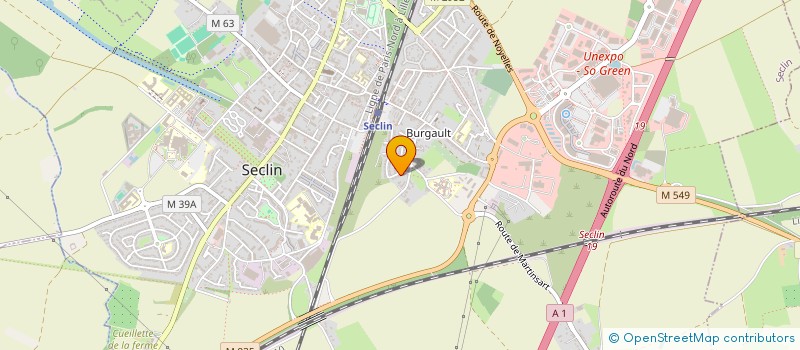 localisation de l'entreprise MONSIEUR TOM FROGET  SECLIN