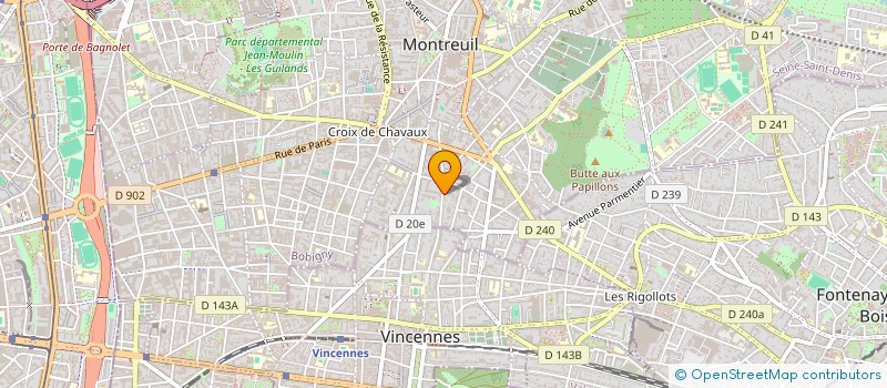 localisation de l'entreprise MONSIEUR TOM GADONNA à MONTREUIL