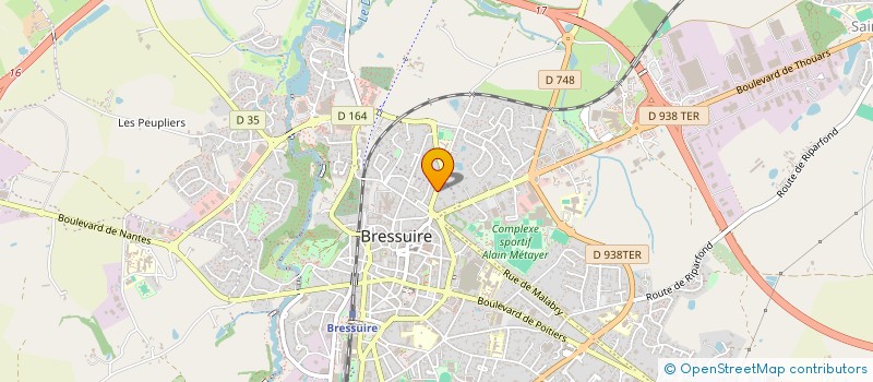 localisation de l'entreprise MONSIEUR TOM GAUFRETEAU  BRESSUIRE