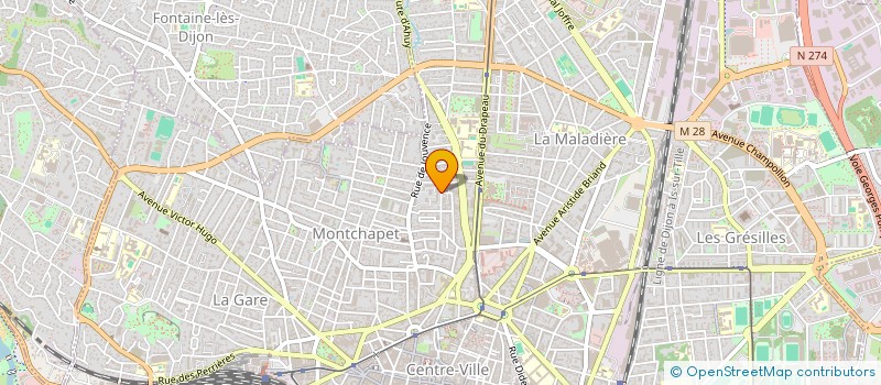 localisation de l'entreprise MONSIEUR TOM GAUTHIER à DIJON