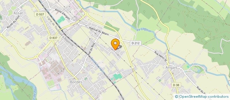 localisation de l'entreprise MONSIEUR TOM GAUTHIER  BORDES