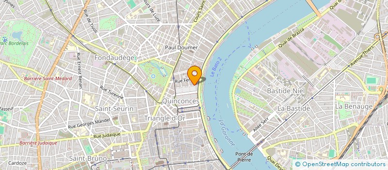 localisation de l'entreprise MONSIEUR TOM GAUTREAU  BORDEAUX