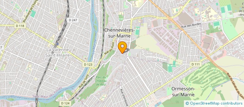 localisation de l'entreprise MONSIEUR TOM GENERAUX à CHENNEVIERES-SUR-MARNE
