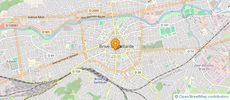 localisation de l'entreprise MONSIEUR TOM GERARD VALENTIN COUINET  BRIVE-LA-GAILLARDE