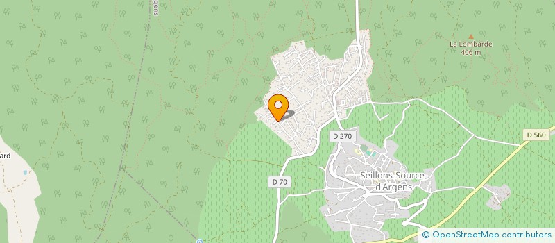 localisation de l'entreprise MONSIEUR TOM GIORDANENGO  SEILLONS-SOURCE-D'ARGENS