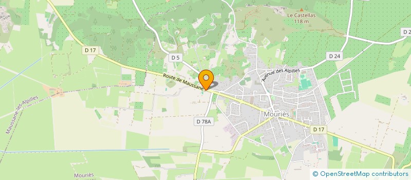 localisation de l'entreprise MONSIEUR TOM GIRAUD  MOURIES