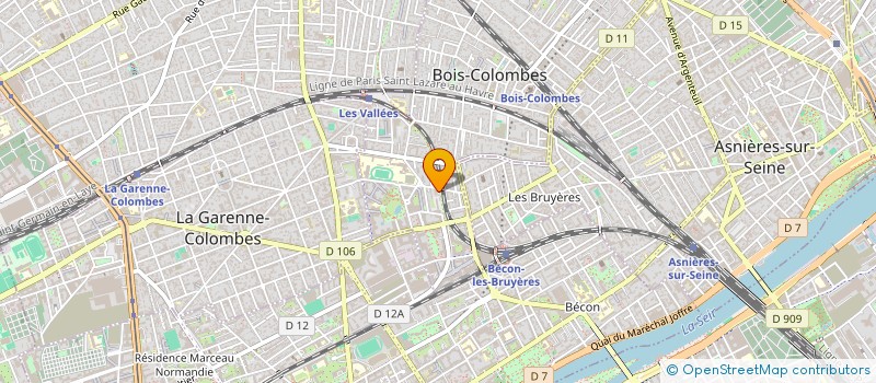 localisation de l'entreprise MONSIEUR TOM GOETZ à BOIS-COLOMBES