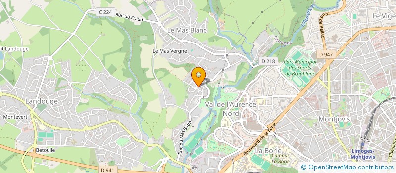 localisation de l'entreprise MONSIEUR TOM GOURAI à LIMOGES
