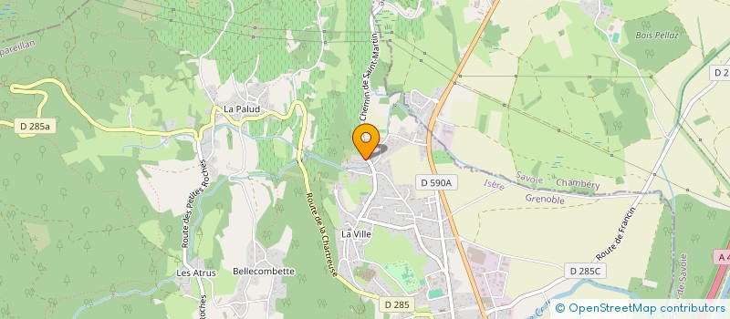 localisation de l'entreprise MONSIEUR TOM GRANGE  CHAPAREILLAN