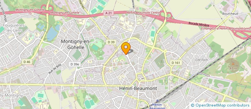 localisation de l'entreprise MONSIEUR TOM GREBERT  HAISNES