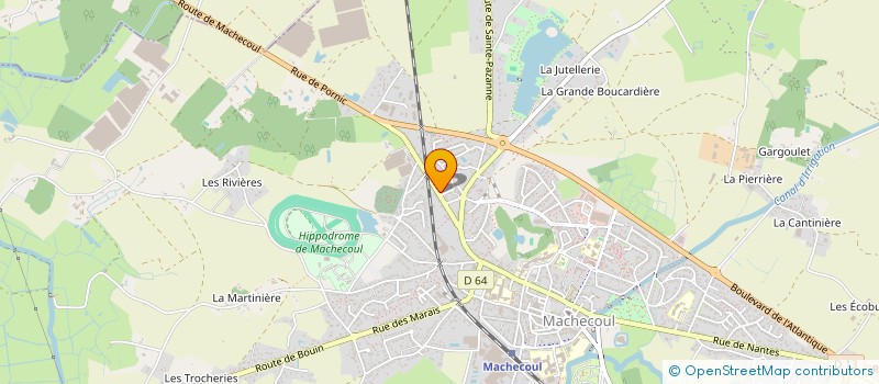 localisation de l'entreprise MONSIEUR TOM GRIGNARD à MACHECOUL-SAINT-MEME