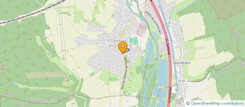 localisation de l'entreprise MONSIEUR TOM GROMAND  BAUME-LES-DAMES