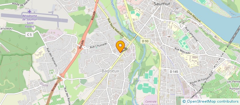 localisation de l'entreprise MONSIEUR TOM GUEMAS  SAUMUR